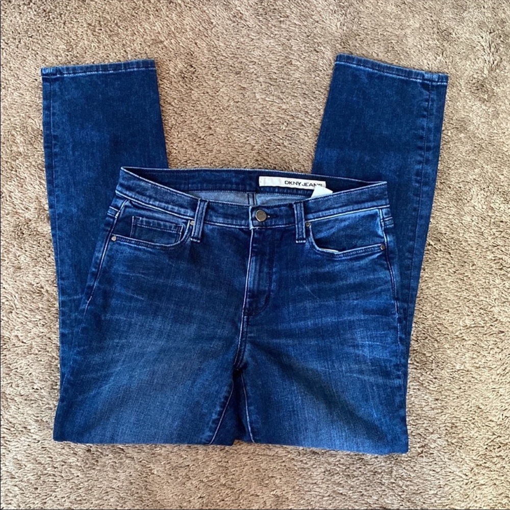 DKNY Jeans Blue Crop Cropped Ankle